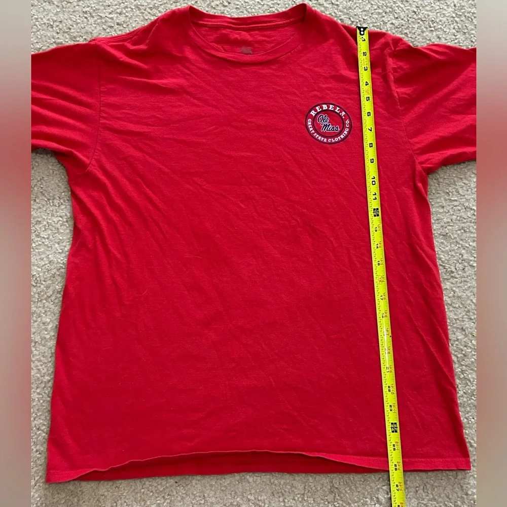 Great State Clothing Co. Men’s Large Ole Miss Rebels T-Shirt - Picture 7 of 7